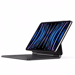 Dux Ducis MK Series juhtmevaba klaviatuur / Ümbris Apple iPad Air 11 (2024) / Air 11 (2025) / Air 4 / Air 5 / iPad Pro 11 (2018 / 2020 / 2021) jaoks / must