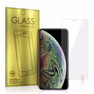 Glass Gold karastatud klaas ekraanikaitse iPhone XS MAX