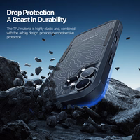 Ümbris Dux Ducis Shld Apple iPhone 17 must (Umbra Pattern)