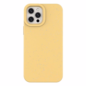 Eco Case ümbris iPhone 12 Pro Silikoonist telefoniümbrise kate Kollane