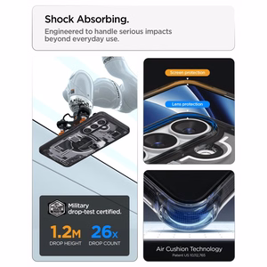 Spigen Ultra Hybrid Mag MagSafe Ümbris for Samsung Galaxy S26 Zero One - Clear must