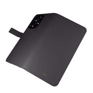 Puro Wallet Съемный чехол MagSafe 2 в 1 из кожи PU с клапаном и кошельком для iPhone 16 Pro - черный