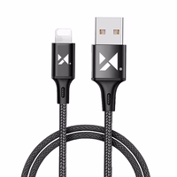 Wozinsky Kaabel USB - Lightning 2,4A 1m must (WUC-L1B)