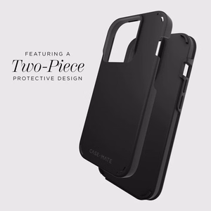 Case-Mate Tough Duo ümbris seadmele iPhone 15 Pro Max, must