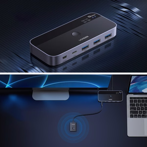 Ugreen kommutaator USB-C USB-A 10Gb/s - hall
