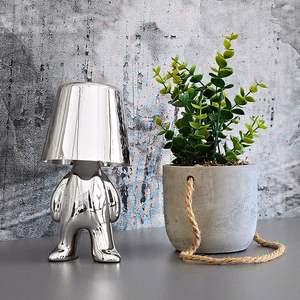 Night lamp hõbedane Man disain A