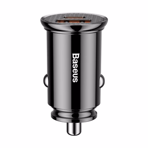 Baseus Circular Plastic QC 3.0 PD car charger 1x USB-C - USB port 30W must