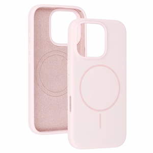 Magsafe Slim Silicone jaoks Iphone 16e light roosa
