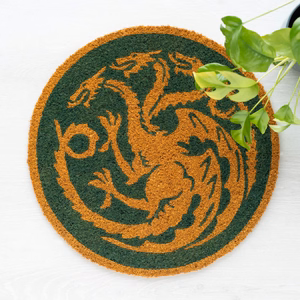 Game of Thrones House of the Dragon ümmargune uksematt, läbimõõt 50 cm