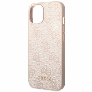 Guess GUHCP14MG4GFPI iPhone 14 Plus 6.7" roosa ümbris 4G Metal Gold Logo