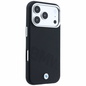 BMW ümbris mudelile IPHONE 18 Pro/17 Pro ühildub MagSafe'iga (Sign Inclined Deboss Letters) (värv: must)