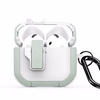 DUX DUCIS PECP - TPU+PC protective case jaoks AirPods 4 valge roheline