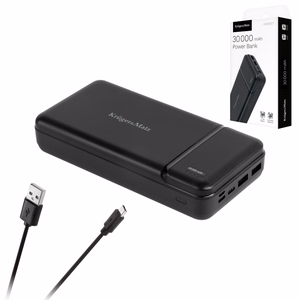 Kruger&Matz akupank, 30000 mAh, Li-Polymer
