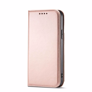 Magnet Card Case для Samsung Galaxy S23+ флип-чехол кошелёк подставка розовый