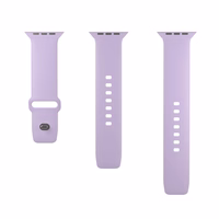 Puro Icon Silicone Strap jaoks Apple Watch 42 / 44 / 45 / 49 mm - Lavender (2 pcs.)
