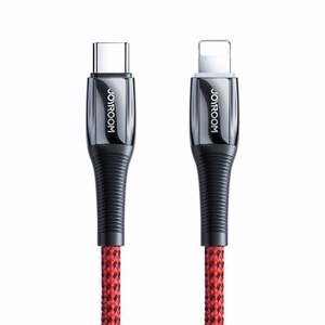 USB kaabel Joyroom „S-1224K2“ punane „Type-C / Lightning“ 120cm (kuni 20W)