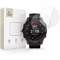 Tech-Protect Glass Fit+ 2-pack karastatud klaas jaoks Garmin Fenix 7 / 7 Pro - läbipaistev