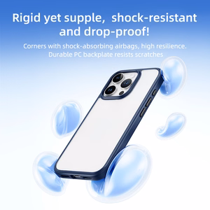 Rock Guard Series Чехол для Iphone 16 Pro Max прозрачно-серый