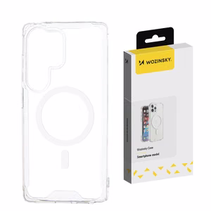 Wozinsky Clear Corner Ümbris MagSafe jaoks Samsung Galaxy S25 - Clear