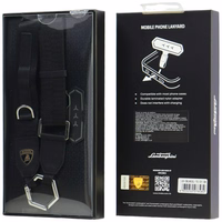 Uniwersalna smycz Lamborghini D1         Crossbody Webbing Strap must