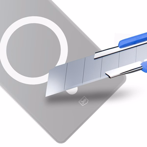 3mk Smoke MagCase Samsung Galaxy S25 Ultra jaoks valge-poolläbipaistev