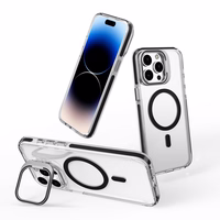 LENS MAG COVER Ümbris ühilduv koos MagSafe jaoks IPHONE 11 must