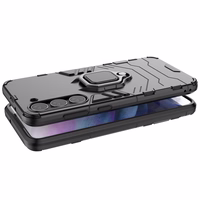 Ring Armor ümbris jaoks Samsung Galaxy S23+ armored cover magnetic holder ring must