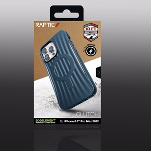 Raptic X-Doria Clutch Built ümbris seadmele iPhone 14 Pro Max, MagSafe'iga, sinine