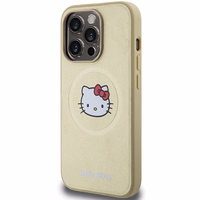 Hello Kitty Leather Kitty Head MagSafe ümbris jaoks iPhone 13 Pro / 13 - kuldne