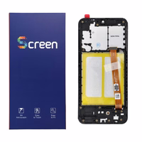 OG LCD Display jaoks SAMSUNG A20E A202F OEM with frame