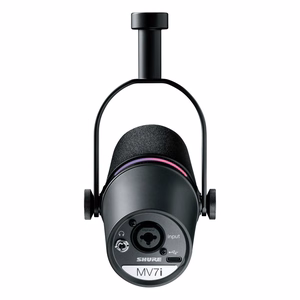 Shure MV7i – nutikas mikrofon sisseehitatud heliliidesega