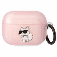 Karl Lagerfeld KLAPHNCHTCP Airpods Pro cover roosa/roosa Ikonik Choupette