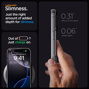 SPIGEN ümbris LIQUID CRYSTAL MAG compatible with MagSafe do IPHONE 16 Pro clear