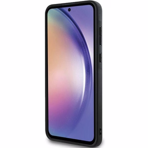 Hello Kitty Metal Logo Kitty Head ümbris jaoks Samsung Galaxy A55 - must