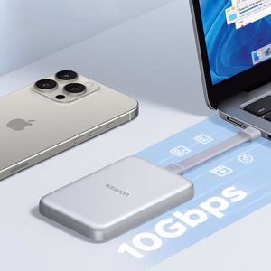 Ugreen M.2 NVMe SSD magnetiline ümbris - valge