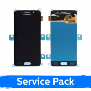 LCD ekraan ühilduv Samsung A310 2016 A3 must (Service Pack)