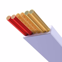 Baseus Bright Mirror 3, USB 3-in-1 kaabel jaoks micro USB / USB-C / Lightning 66W / 2A 1.1m (Purple)