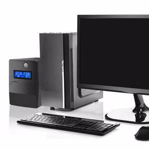 Qoltec Monolith katkematu toiteallikas (UPS) topeltkonversioon (Online) 0.45 kVA 240 W 2 AC pistikupesa