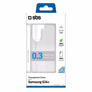 SBS Skinny Cover ümbris Samsung Galaxy S26 Plus jaoks, läbipaistev