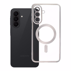 Чехол Samsung A27 Electro Mag Cover совместимый с MagSafe титановый