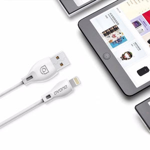 Dudao L4M USB-A - MicroUSB 2.4A kaabel 1m - valge
