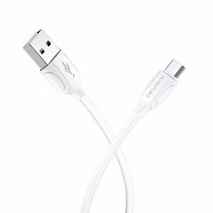 USB kaabel Borofone BX19 USB-A to MicroUSB 1.0m valge