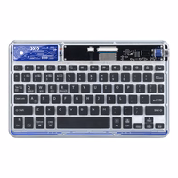 Dux Ducis Keyboard (CK Series) Wireless jaoks Laptop / Tablet / Phone - läbipaistev