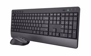 Trust Trezo klaviatuur hiirega juhtmevaba RF QWERTY US English must