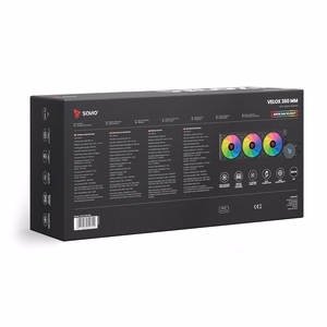 SAVIO VELOX 360 mm CPU vedelikjahuti ARGB-ga