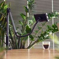 Wozinsky Long Flexible Phone and Tablet Hoidja must (WTHBK5)