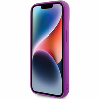 Guess Disco Metal Script ümbris jaoks iPhone 15 - roosa