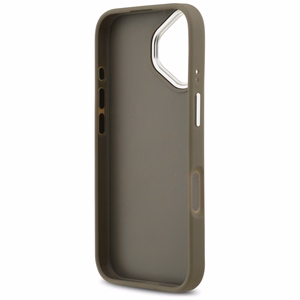 Guess Grained Big 4G Classic Logo iPhone 17 Ümbris - Brown