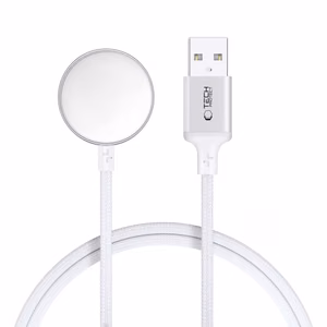 Tech-Protect UltraBoost USB-A Induktiivne Laadija jaoks Apple Watch 1m - valge