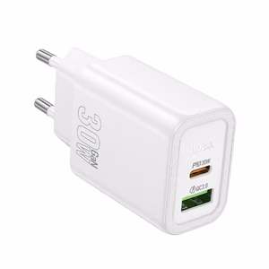 Phone Laadija Hoco USB A + USB C QC3.0 PD 3A 30W N63 valge
